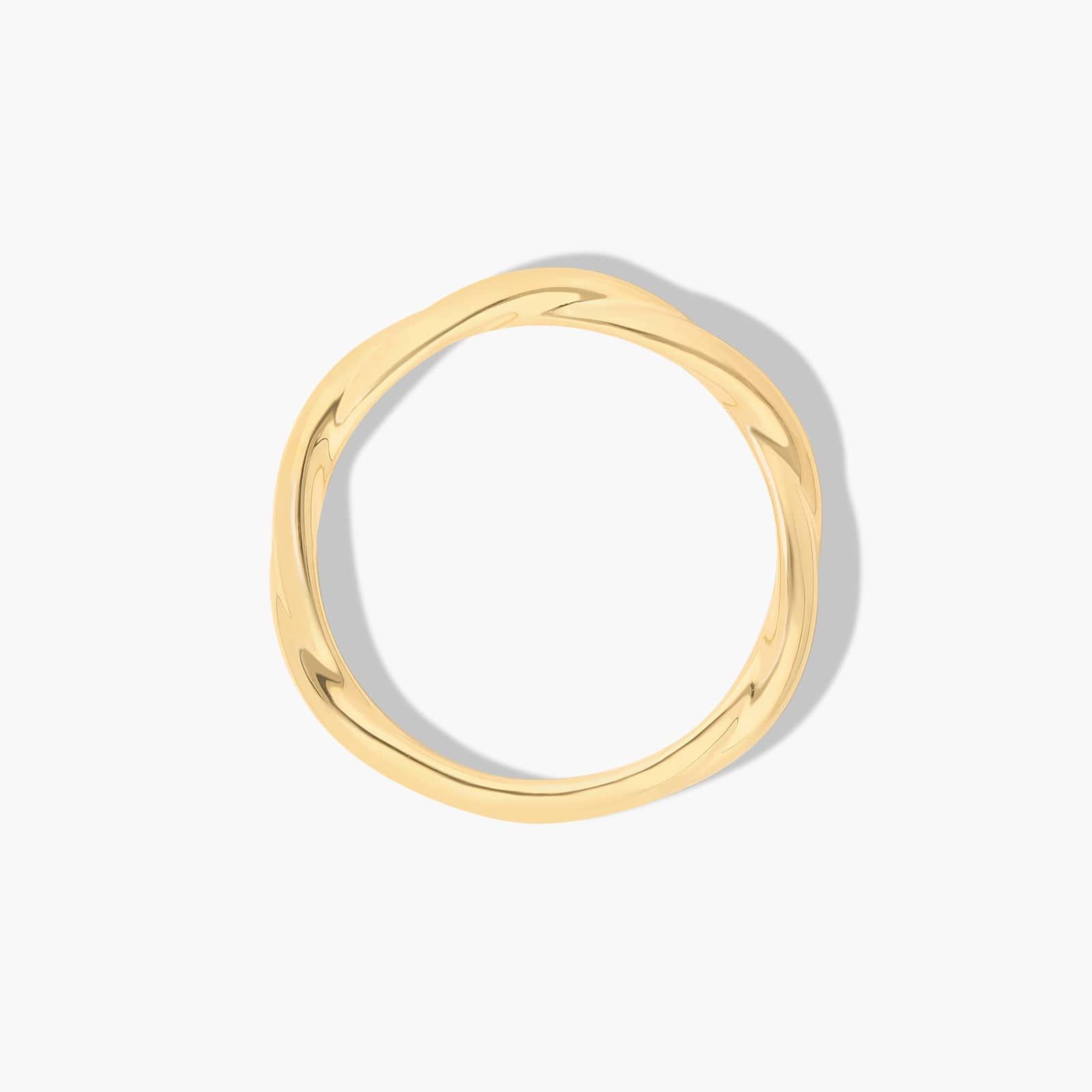 Rope Wedding Ring In 18K Yellow Gold (2.00mm)