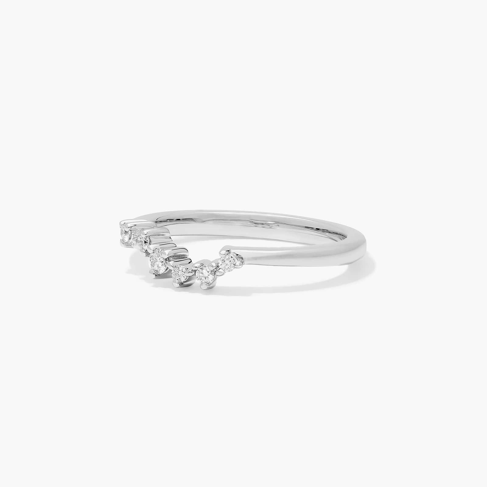 Constellation Diamond Wedding Ring In 14K White Gold (2.00mm)