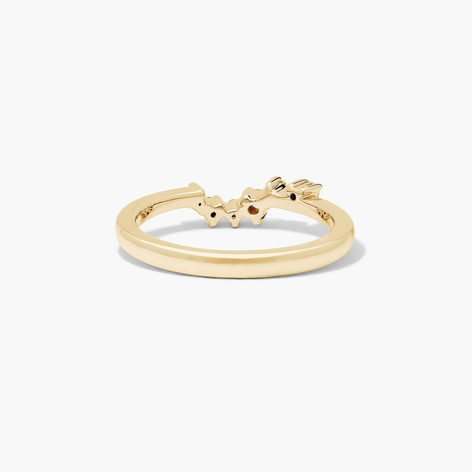 Constellation Diamond Wedding Ring In 14K Yellow Gold (2.00mm)