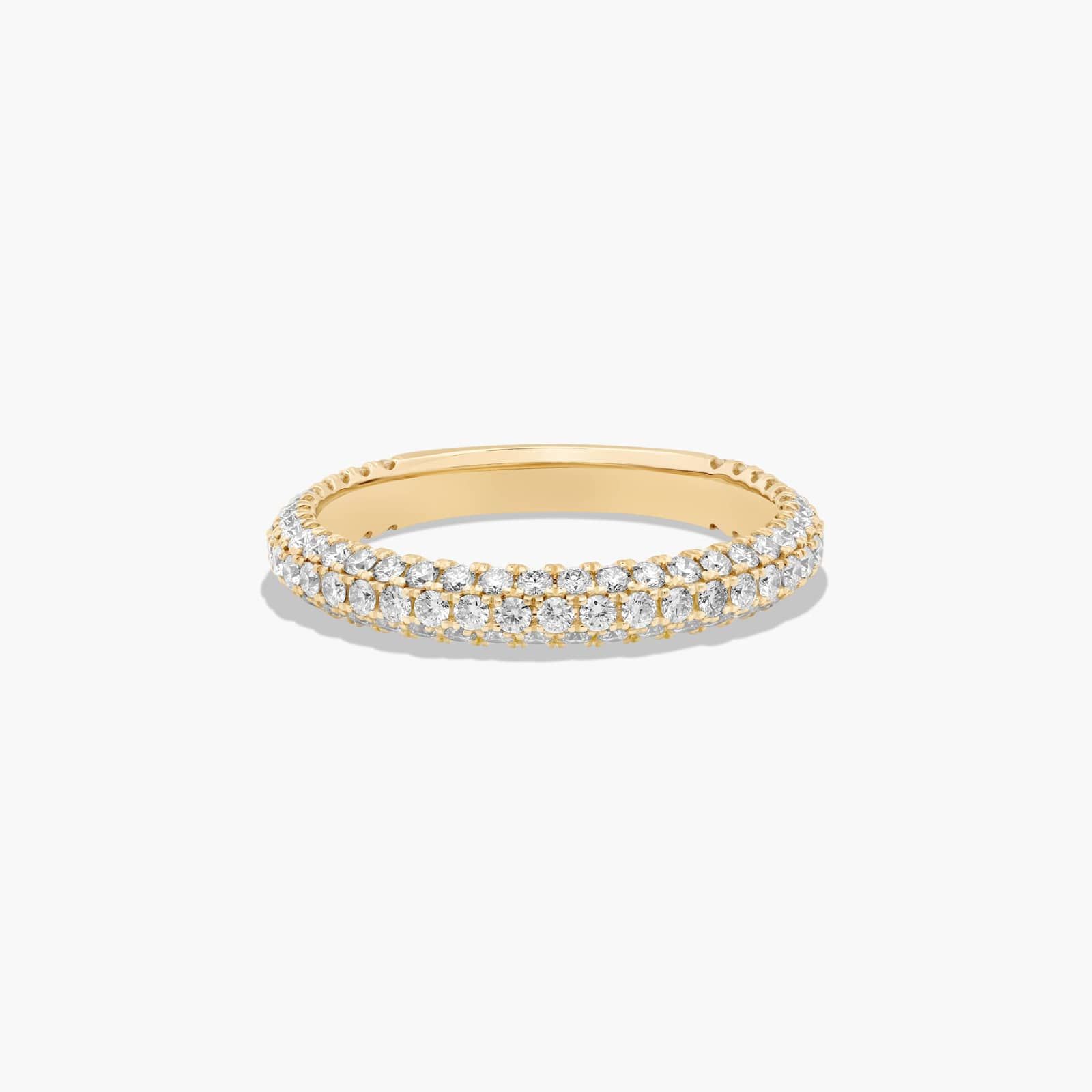 Trio Wedding Ring In 14K Yellow Gold (2.90mm)