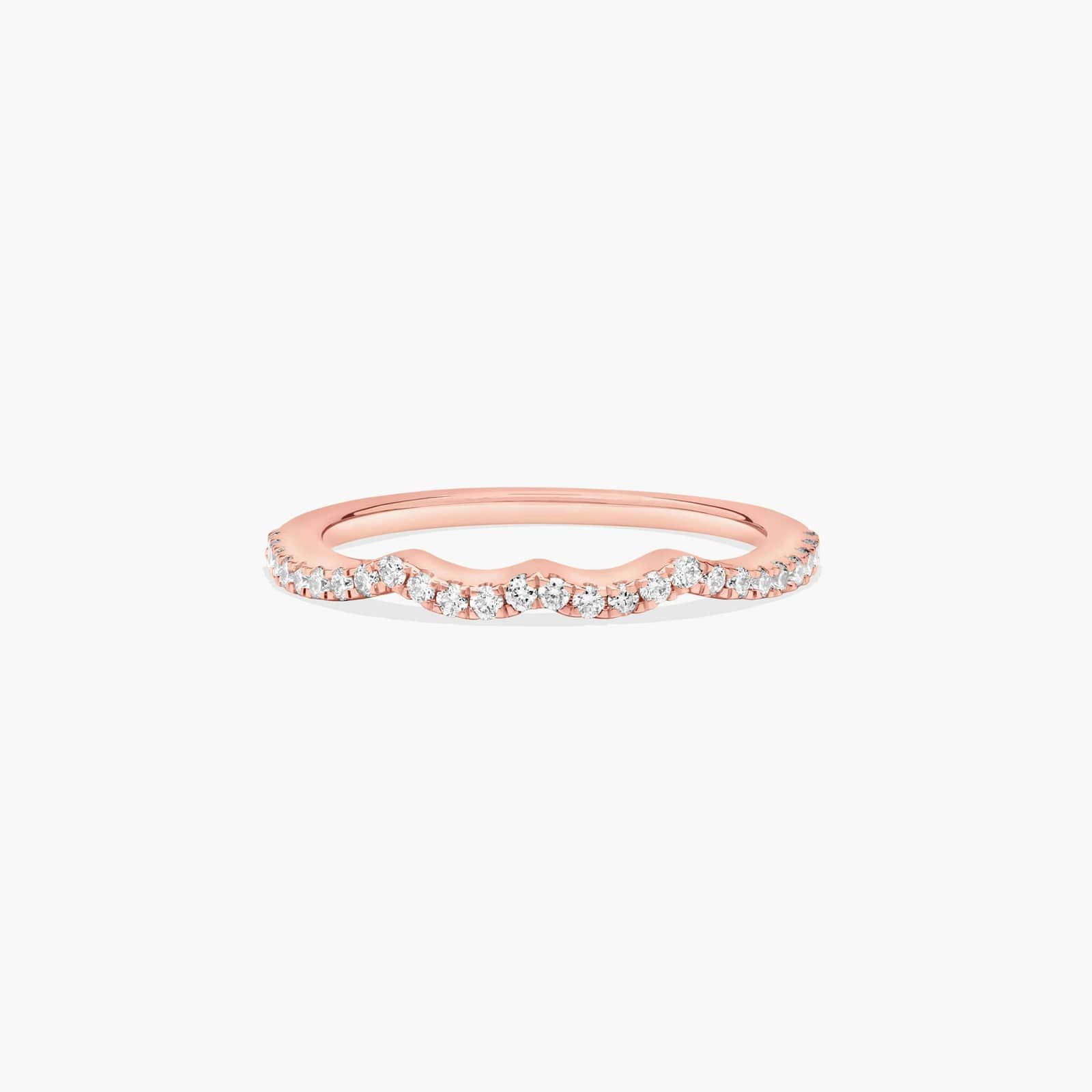 Infinity Wedding Ring In 14K Rose Gold (2.00mm)