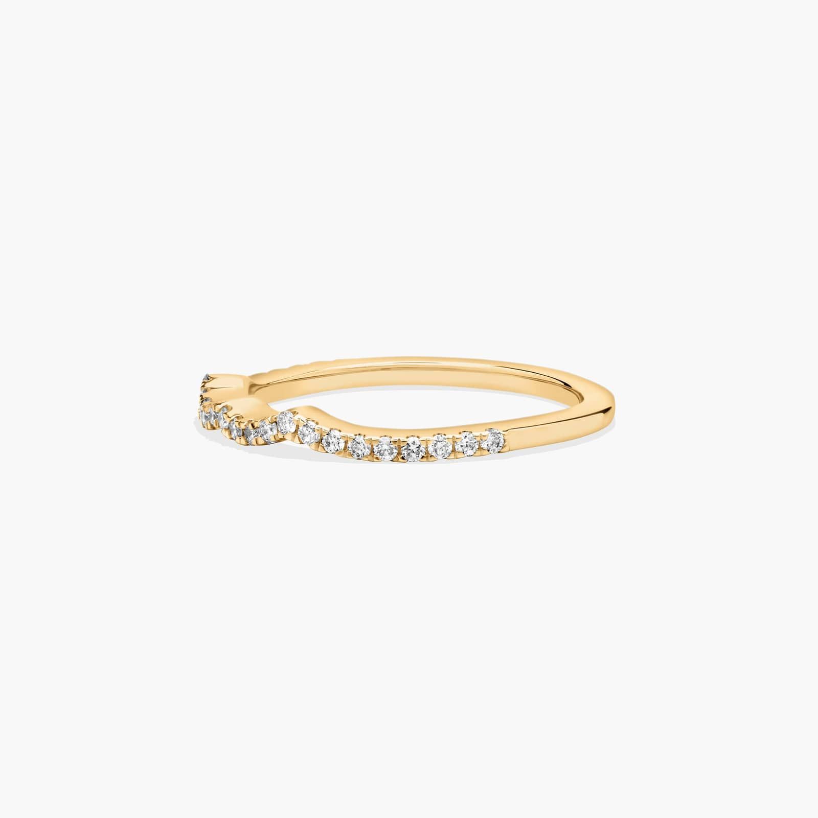 Infinity Wedding Ring In 18K Yellow Gold (2.00mm)
