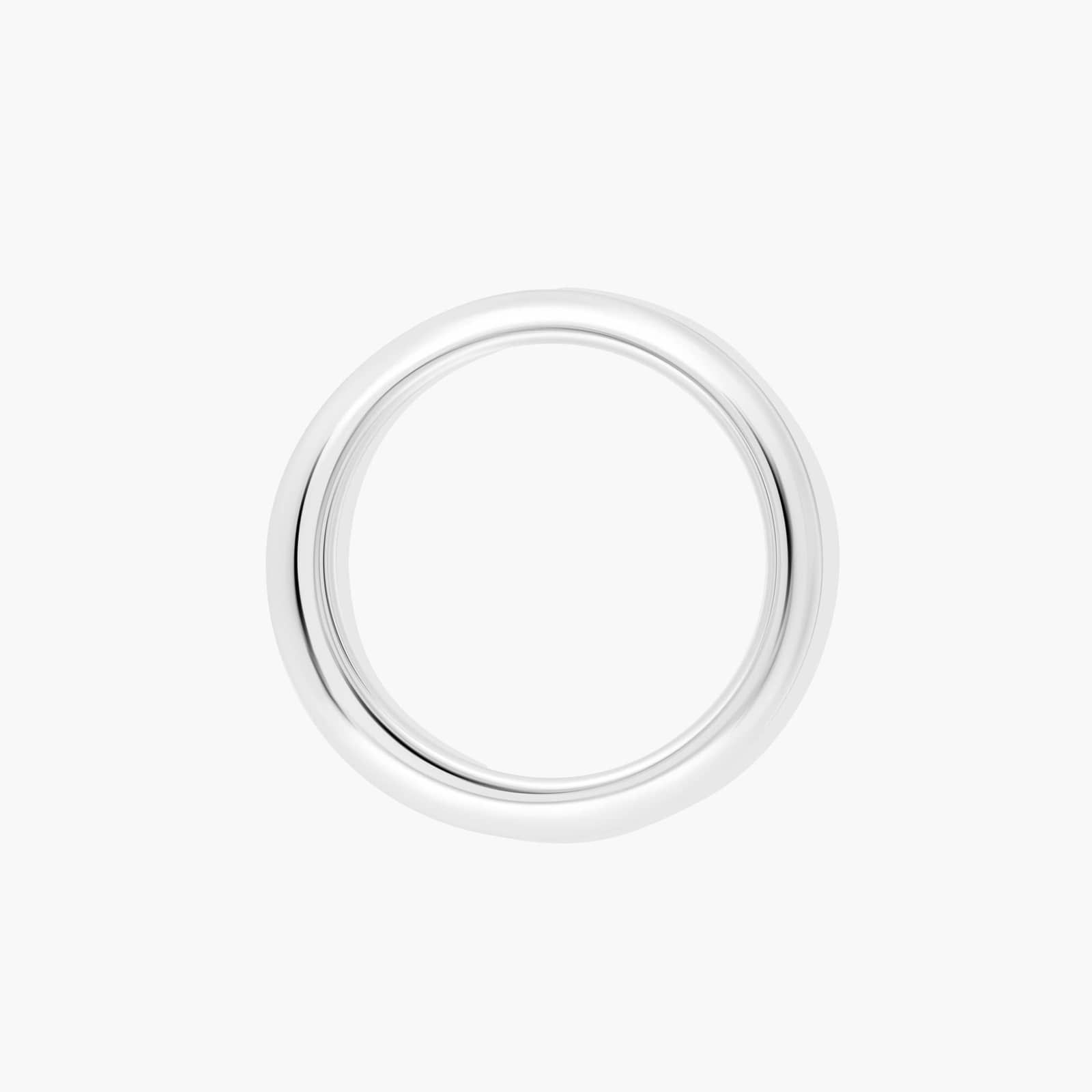 Floral Halo Wedding Ring In 18K White Gold (2.00mm)