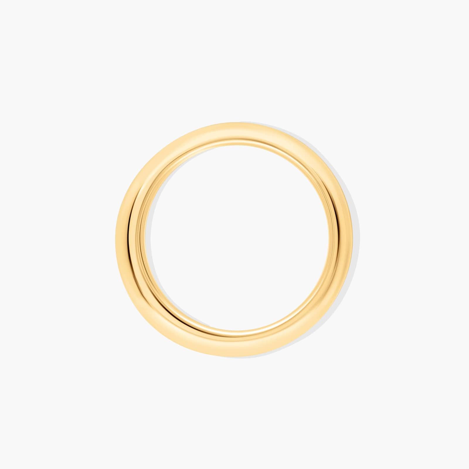 Floral Halo Wedding Ring In 14K Yellow Gold (2.00mm)