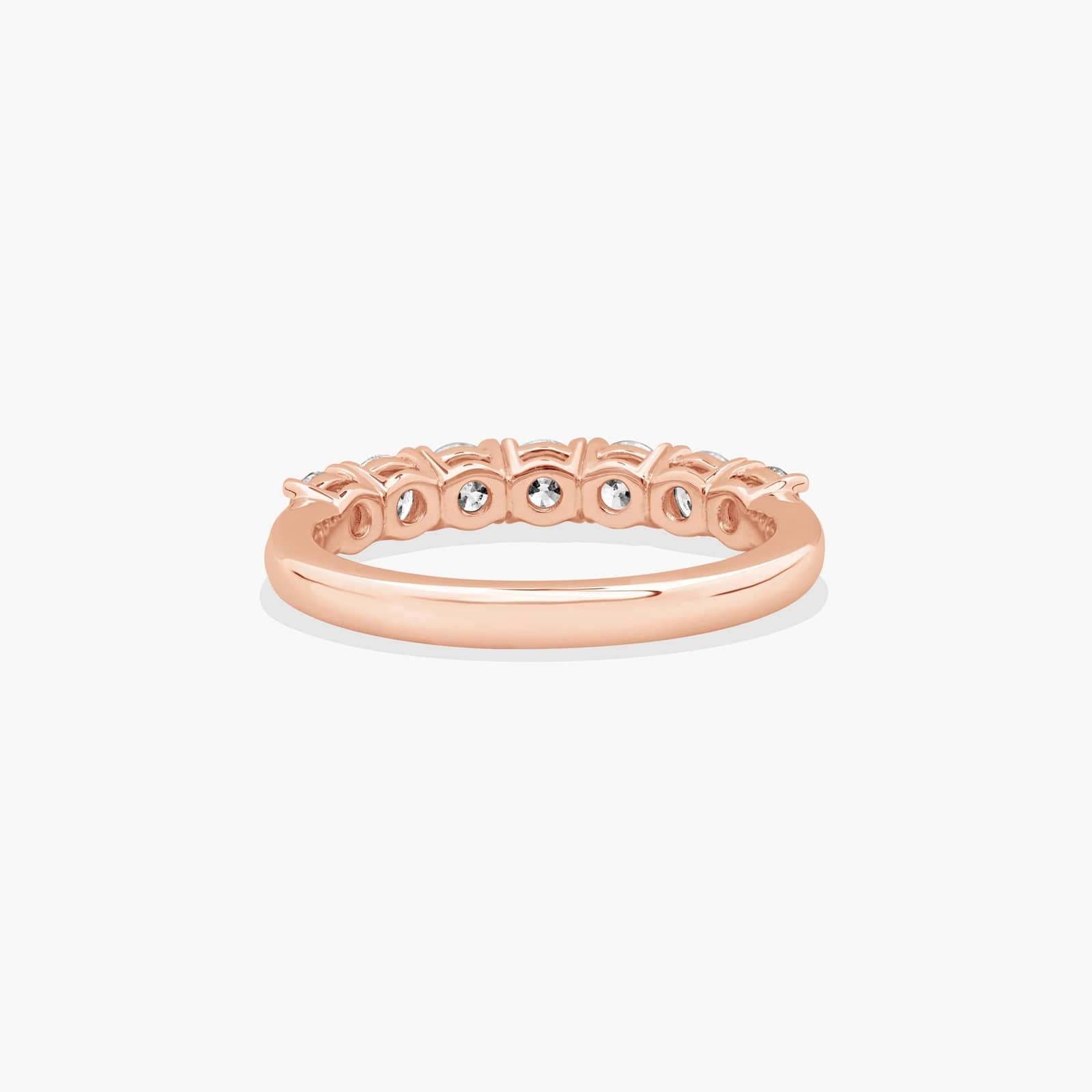 Prong Set Wedding Ring With 1 CTW Diamonds In 14K Rose Gold (2.00mm)