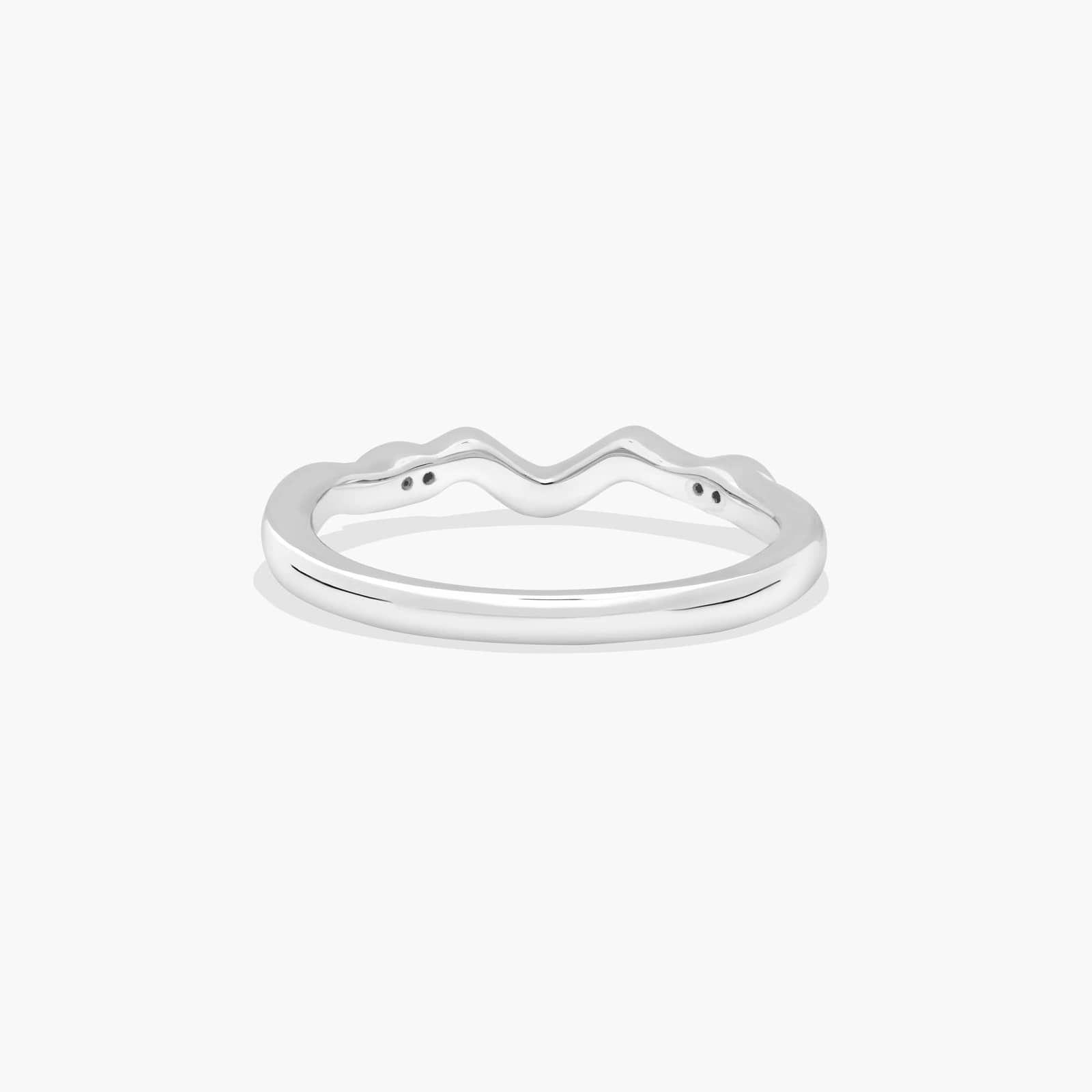 Twisted Vine Wedding Ring In 14K White Gold (2.00mm)