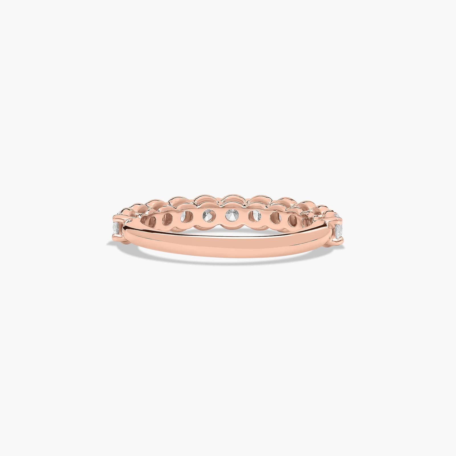 Prong Set Wedding Ring With 1 CTW Diamonds In 14K Rose Gold (2.00mm)