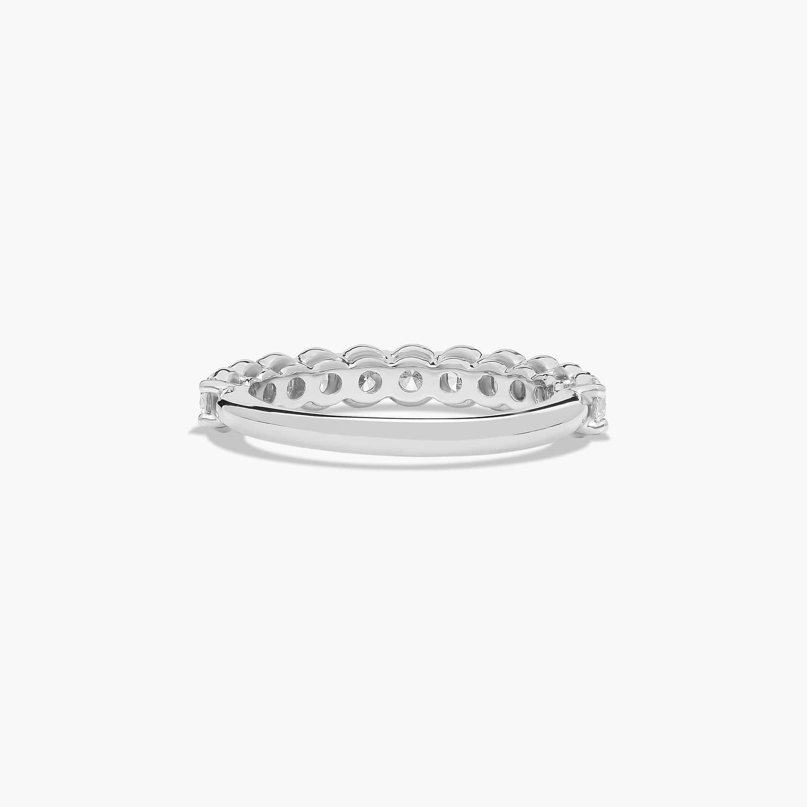 Prong Set Wedding Ring With 1 CTW Diamonds In 18K White Gold (2.00mm)