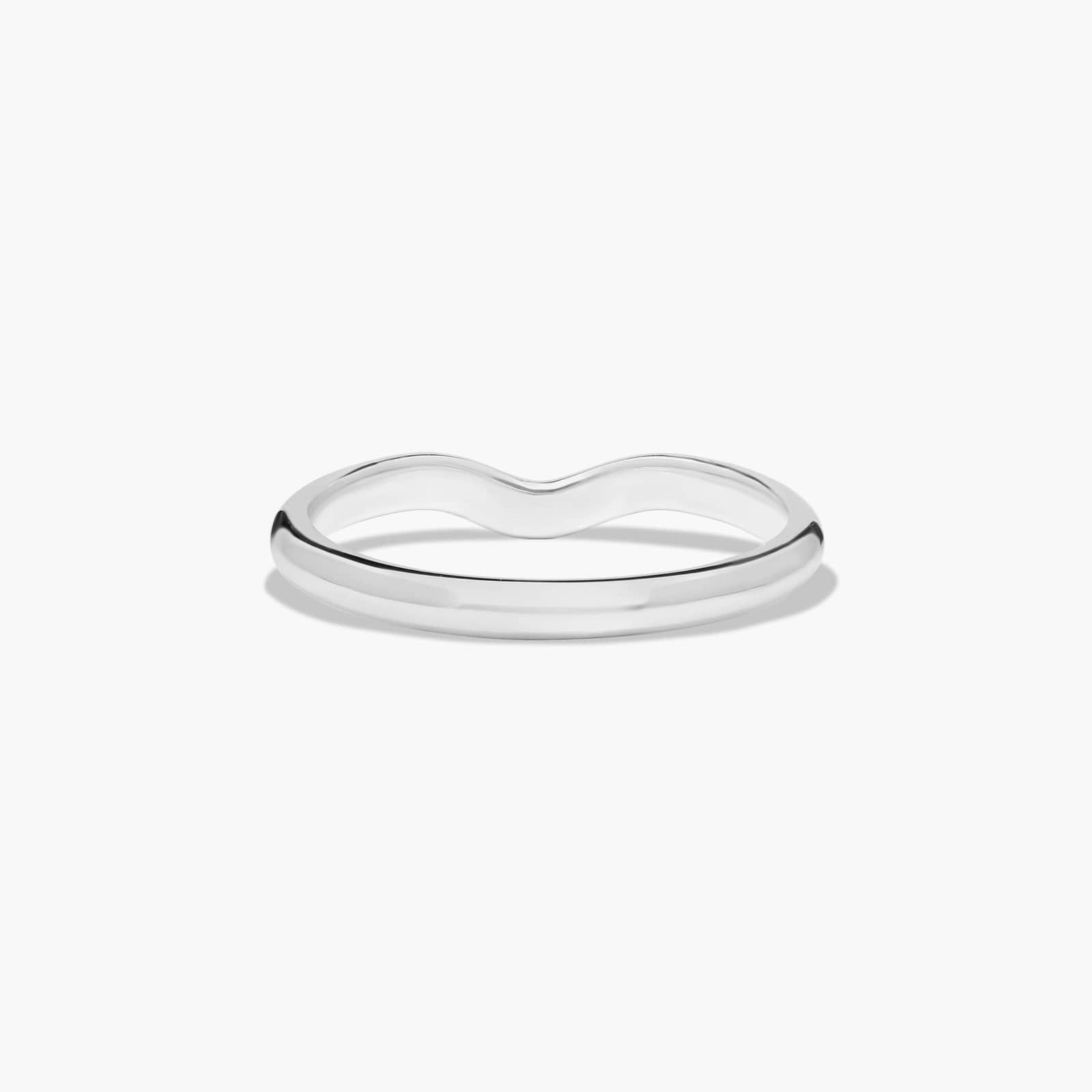 Wedding Ring In 14K White Gold (2.00mm)