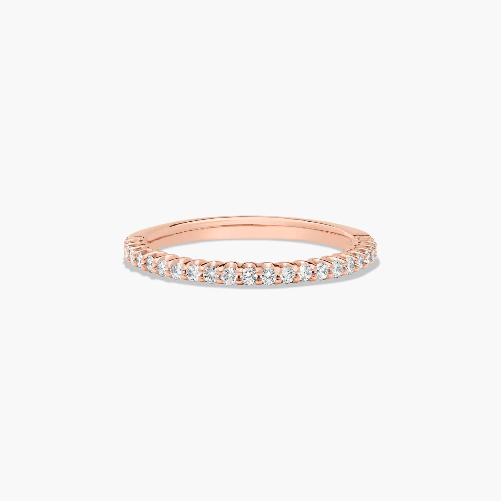 Endearing Love Grande Halo Wedding Ring In 14K Rose Gold (1.50mm)