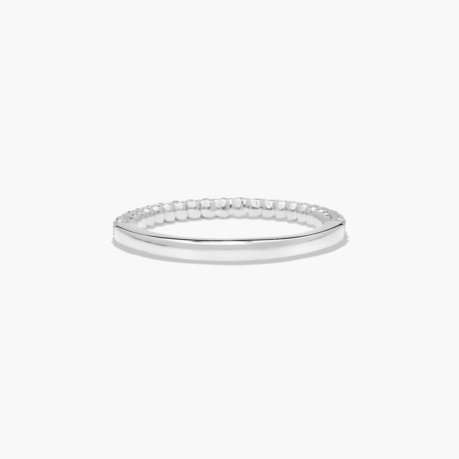 Endearing Love Grande Halo Wedding Ring In 18K White Gold (1.50mm)