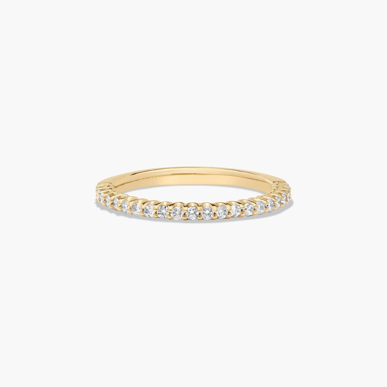 Endearing Love Grande Halo Wedding Ring In 18K Yellow Gold (1.50mm)