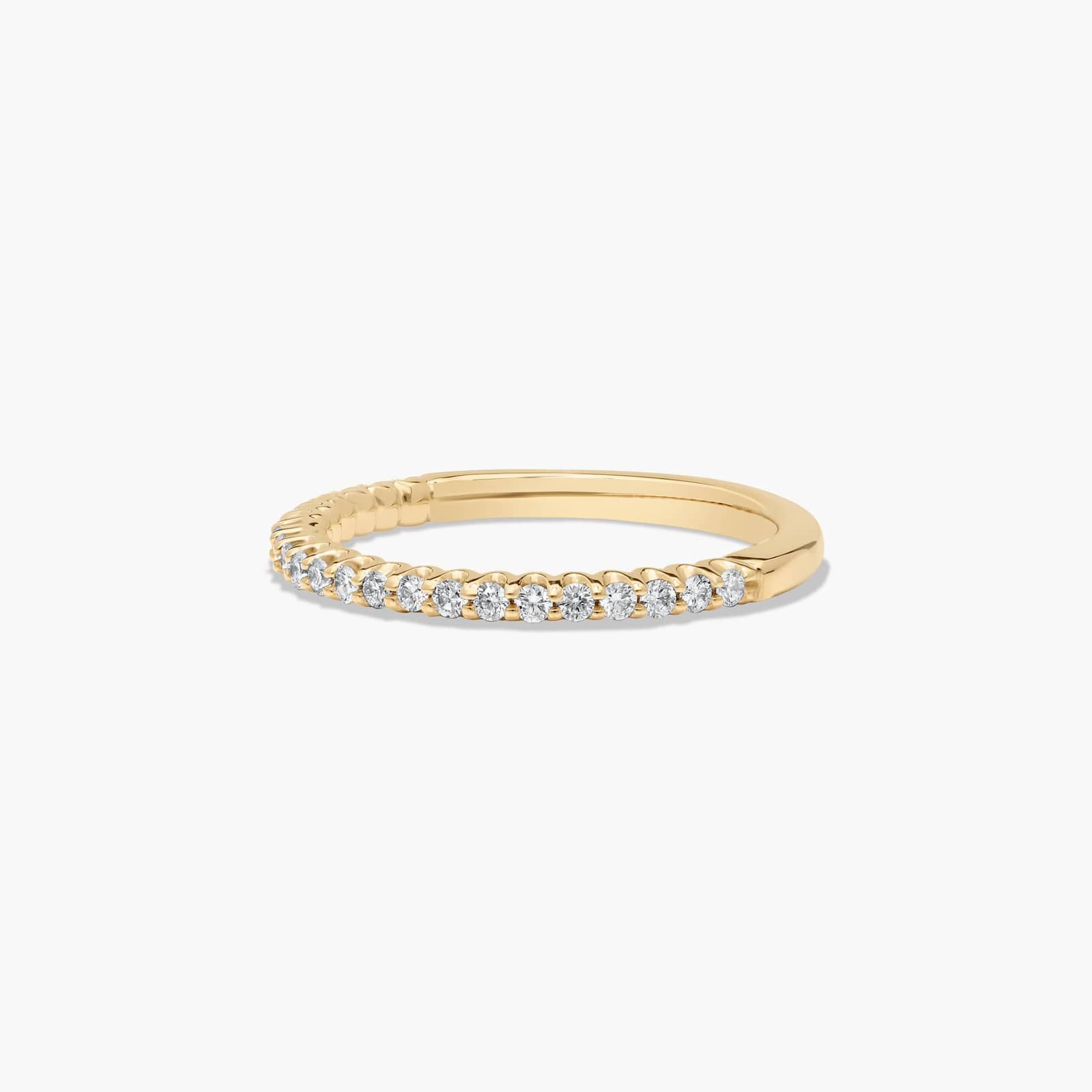 Endearing Love Grande Halo Wedding Ring In 18K Yellow Gold (1.50mm)