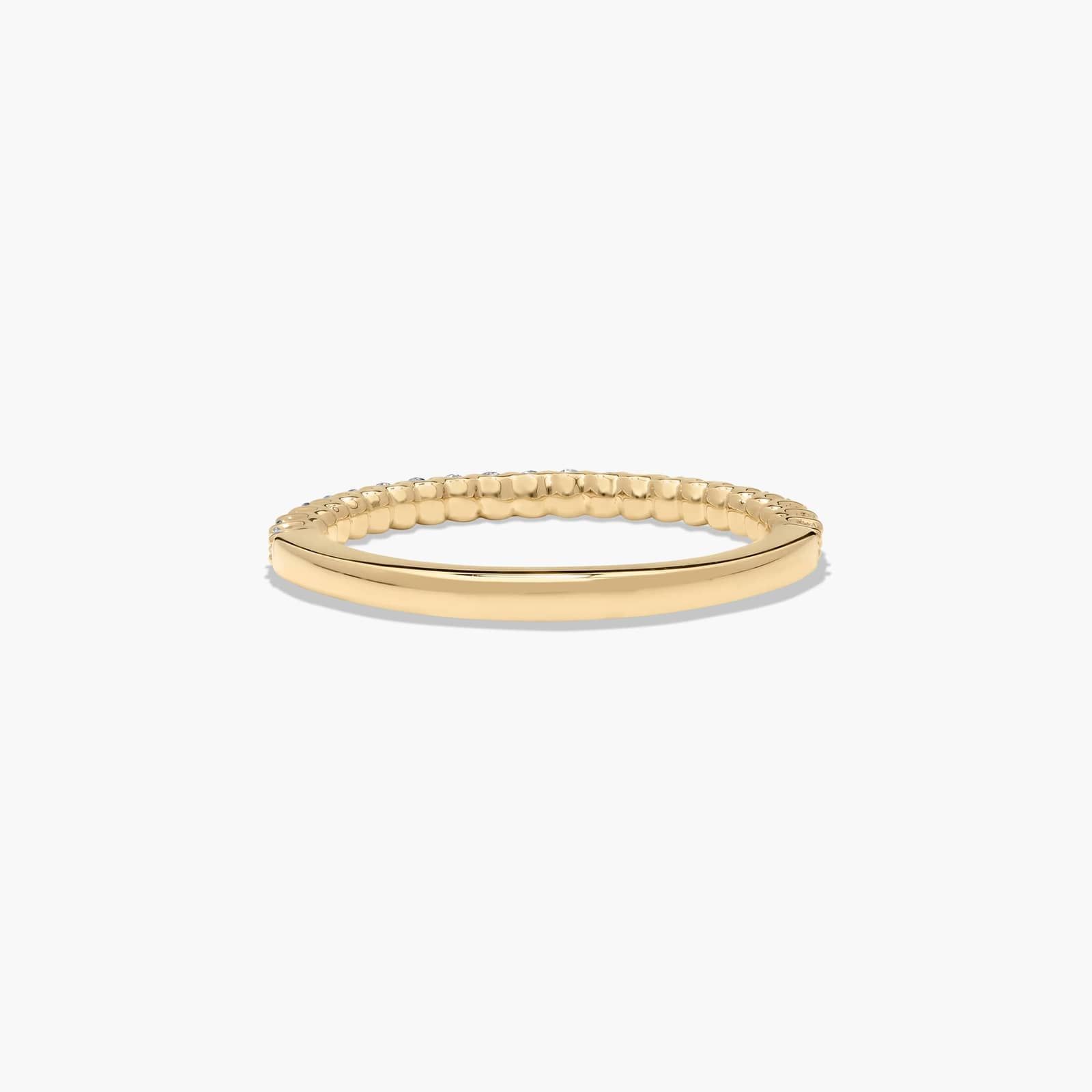 Endearing Love Grande Halo Wedding Ring In 18K Yellow Gold (1.50mm)