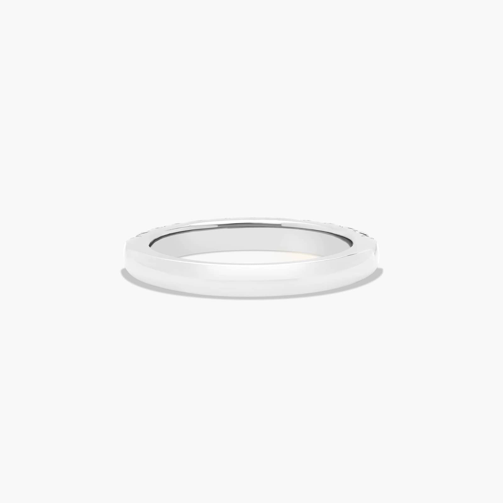 Butterfly Prong Wedding Ring With 0.5 CTW Diamonds In 14K White Gold (2.50mm)