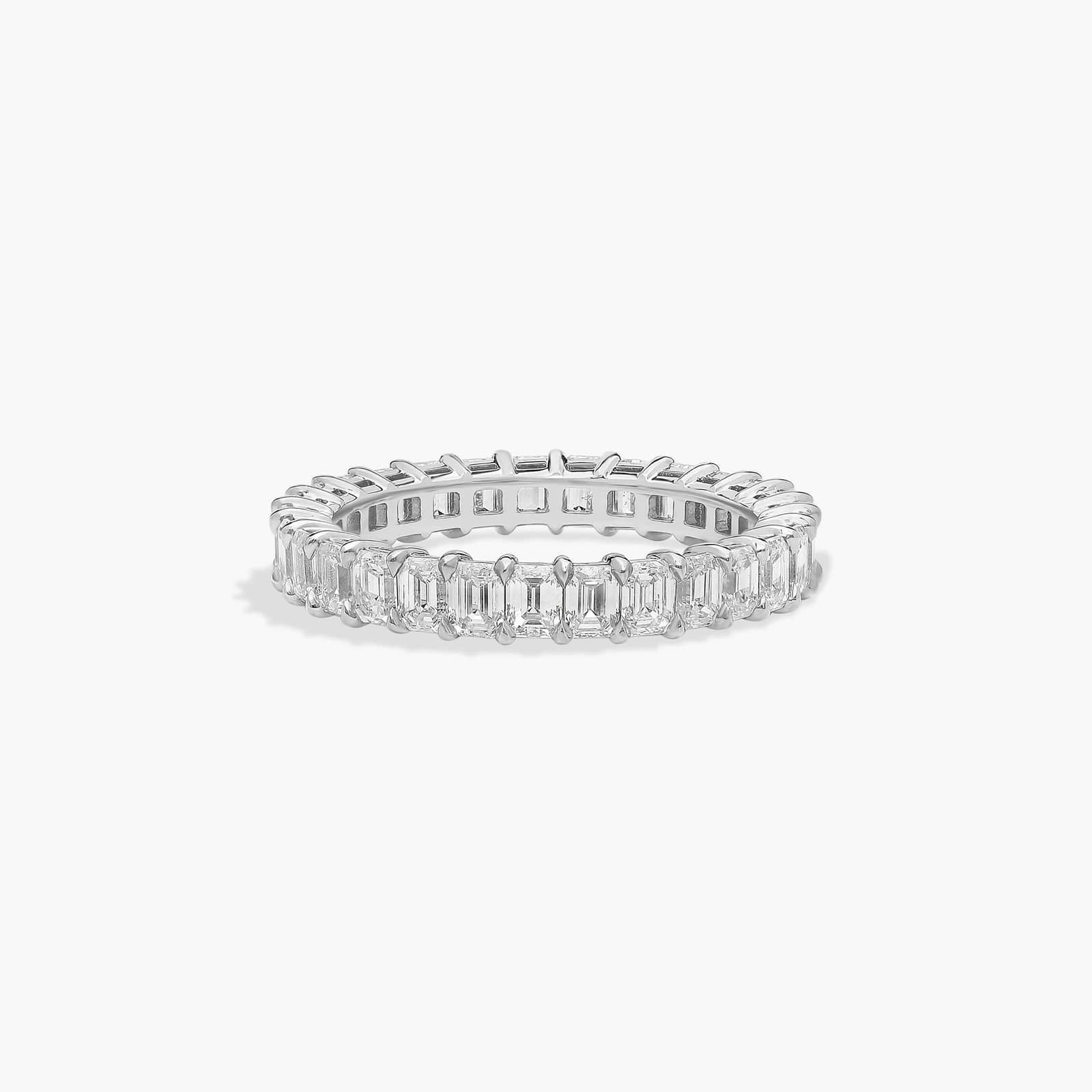 Emerald Cut Eternity Ring in Platinum (2 ct. tw.)