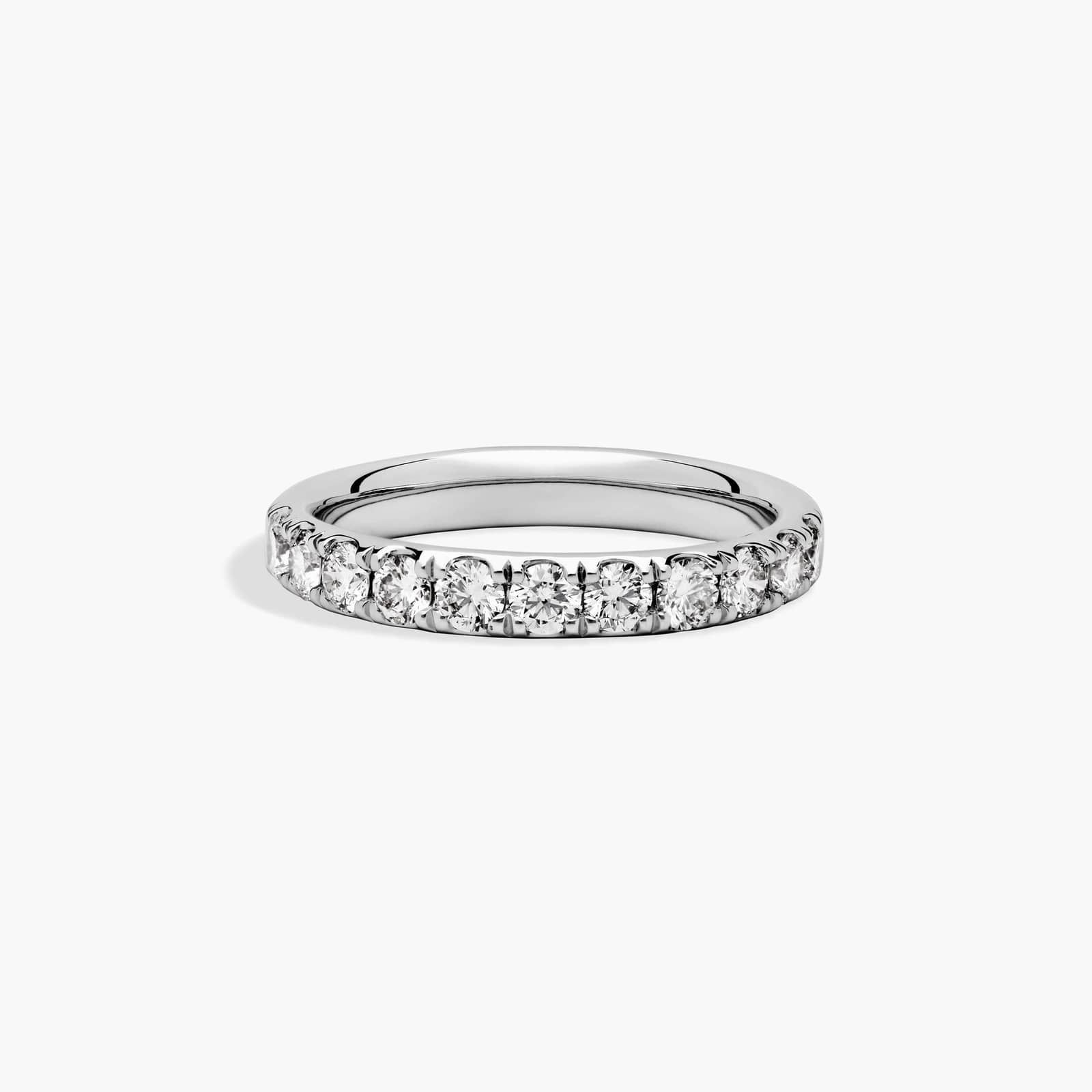 Riviera Pavé Diamond Ring in Platinum (3/4 ct. tw.)