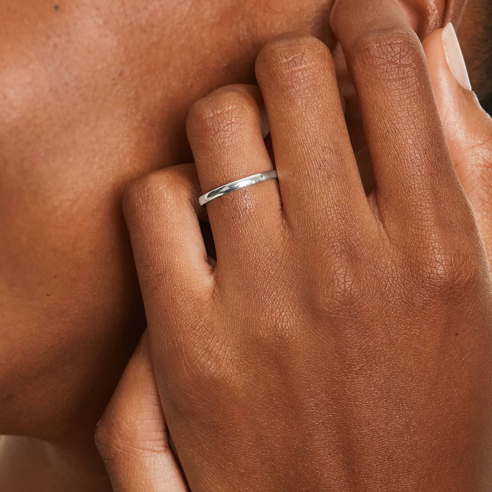 Comfort Fit Wedding Ring In Platinum (2.00mm)