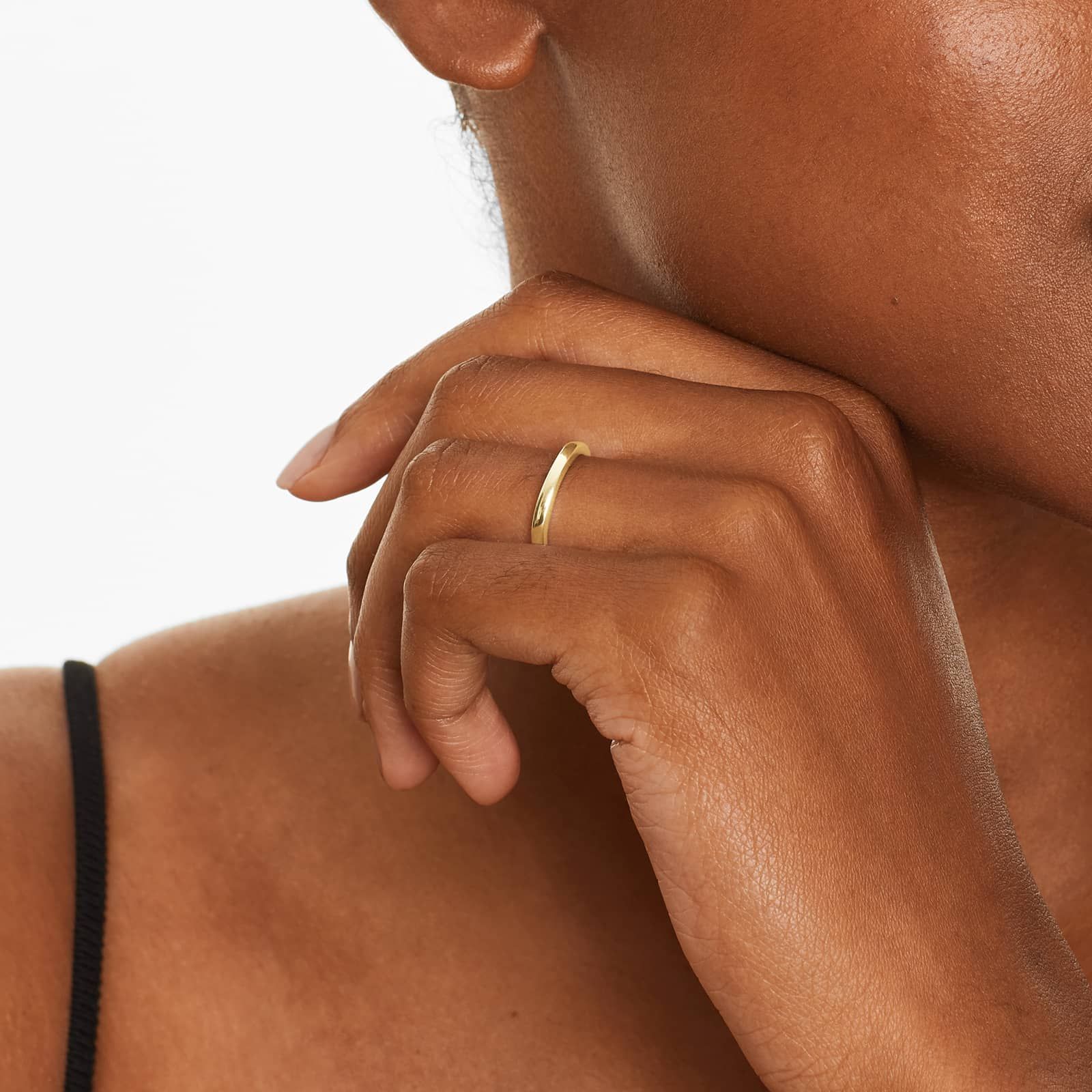 Wedding Ring In 18K Yellow Gold (2.00mm)