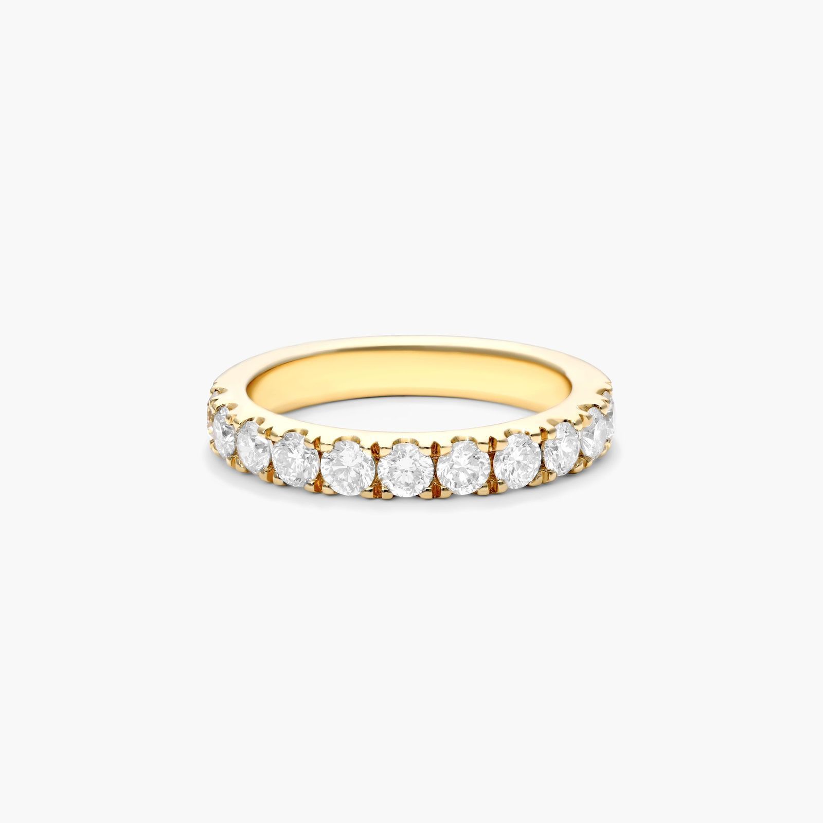 Micropavé Diamond Ring (1 CTW) In 14K Yellow Gold