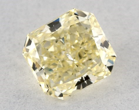 GIA 0.36 Carat Fancy Yellow-SI2 Radiant Cut Diamond