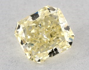0.36 Carat Fancy Yellow-SI2 Radiant Cut Diamond
