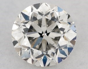 0.50 Carat Fancy Gray-SI1 Round Cut Diamond