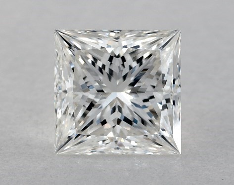 GIA 1.02 Carat G-VS2 Ideal Cut Princess Natural Diamond