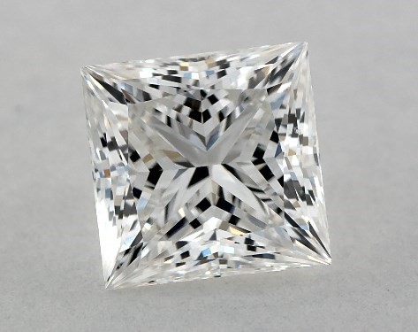 GIA 1.02 Carat G-VS2 Ideal Cut Princess Natural Diamond