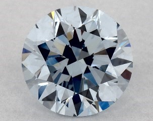 0.70 Carat Fancy Blue-VVS2 Round Cut Diamond