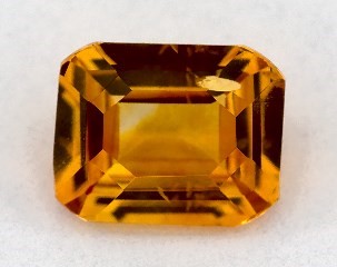 1.23 carat Emerald Natural Yellow Sapphire