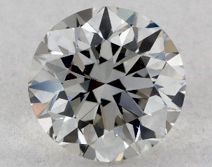 0.40 Carat Fancy Gray-VS1 Round Cut Diamond