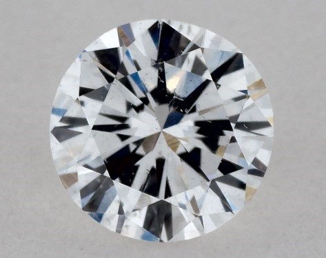 GIA 0.36 Carat D-SI1 Good Cut Round Diamond