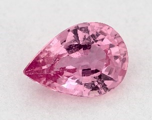 0.76 carat Pear Natural Pink Sapphire