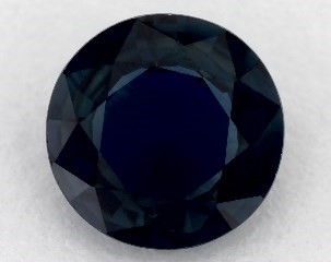 This 0.83 Round Blue Sapphire is sold exclusively by Blue Nile 