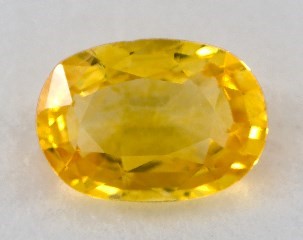 This 0.93 Oval Yellow Sapphire is sold exclusively by Blue Nile 