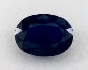 1.06 carat Oval Natural Blue Sapphire