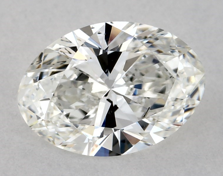 0.73 carat oval diamond, F SI1