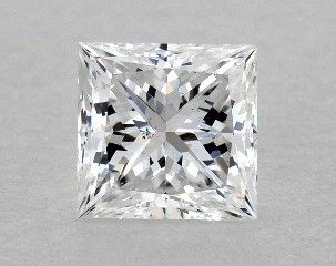 0.32 Carat E-SI1 Princess Cut Diamond