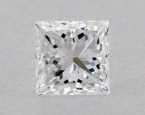 GIA 0.23 Carat D-VVS2 Good Cut Princess Diamond