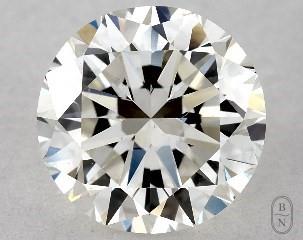This 1 carat  round diamond I color vs2 clarity has Good proportions and a diamond grading report from GIA