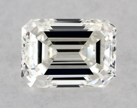GIA 0.30 Carat H-VS1 Very Good Cut Emerald Diamond