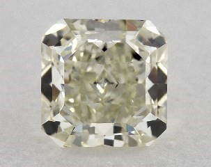 0.76 Carat Fancy Green-VS1 Radiant Cut Diamond