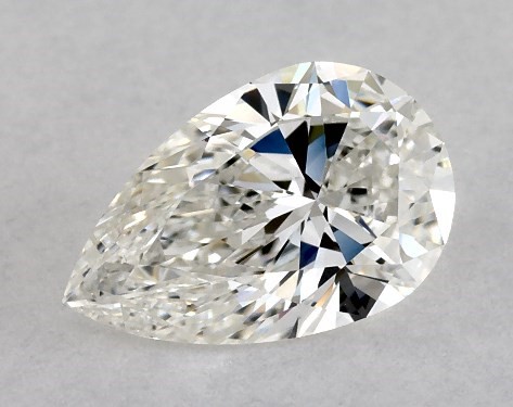 GIA 1.00 Carat H-VS1 Ideal Cut Pear Diamond