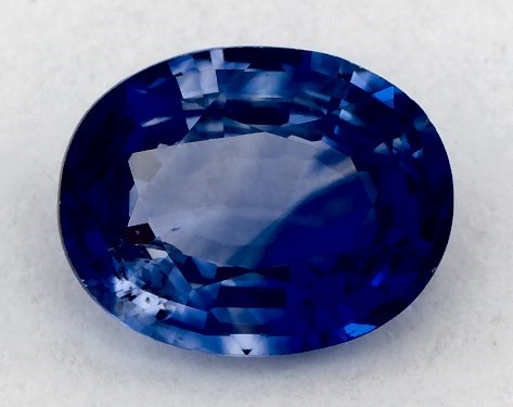 0.99 Carat Oval Blue Sapphire