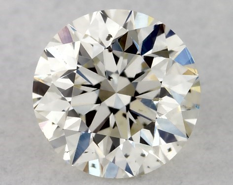 GIA 0.35 Carat J-SI1 Very Good Cut Round Natural Diamond