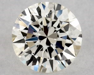 This 0.32 carat  round diamond K color if clarity has Excellent proportions and a diamond grading report from GIA
