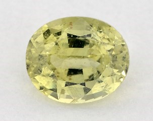 This 0.94 Oval Green Sapphire is sold exclusively by Blue Nile 