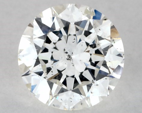 GIA 1.00 Carat H-SI2 Very Good Cut Round Diamond