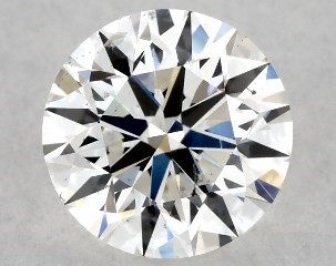 0.50 Carat I-SI1 Very Good Cut Round Diamond